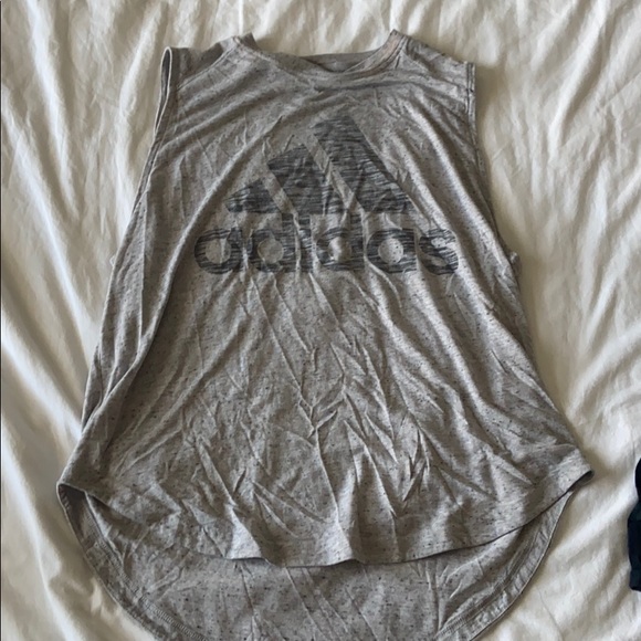 Adidas grey tank top - Picture 1 of 1